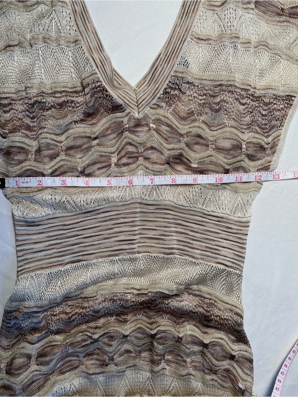 Y2K Bebe Knit V Neck Maxi Dress With Adjustable Strap Liner Size Small - Picture 6 of 8